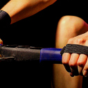 NewGrip Weight Lifting Gloves on a Rowing Machine