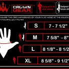 Crown Gear Sizing Chart