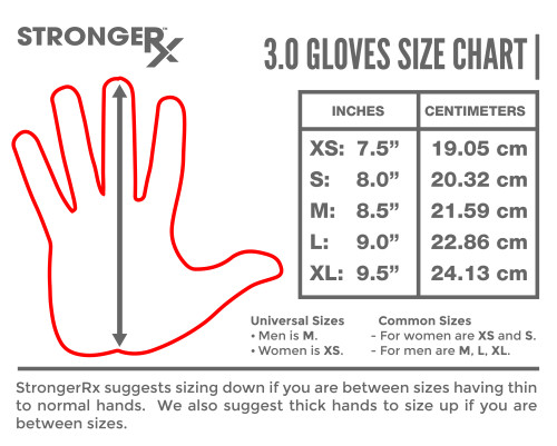 Rx Rope Size Chart