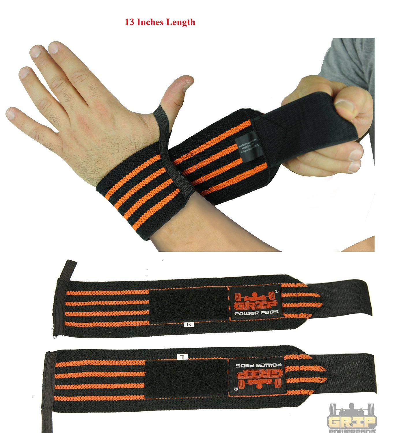 Grip Power Pads Wrist Wraps
