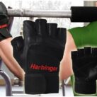 Harbinger Pro WristWrap Gloves Lifting